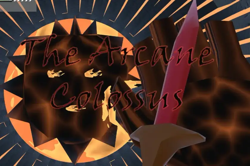 The Arcane Colossus title art